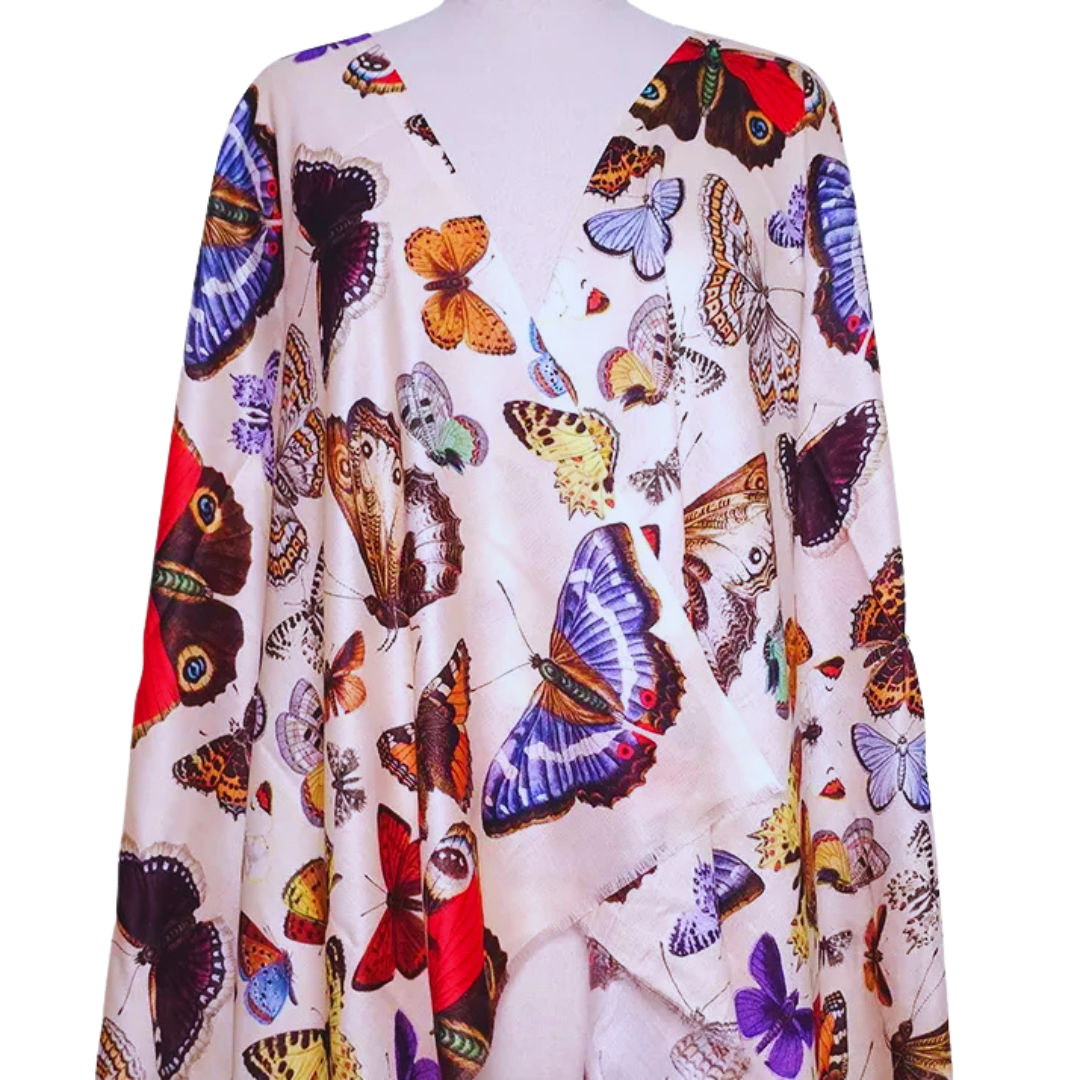 Exotic Butterflies Print Scarf